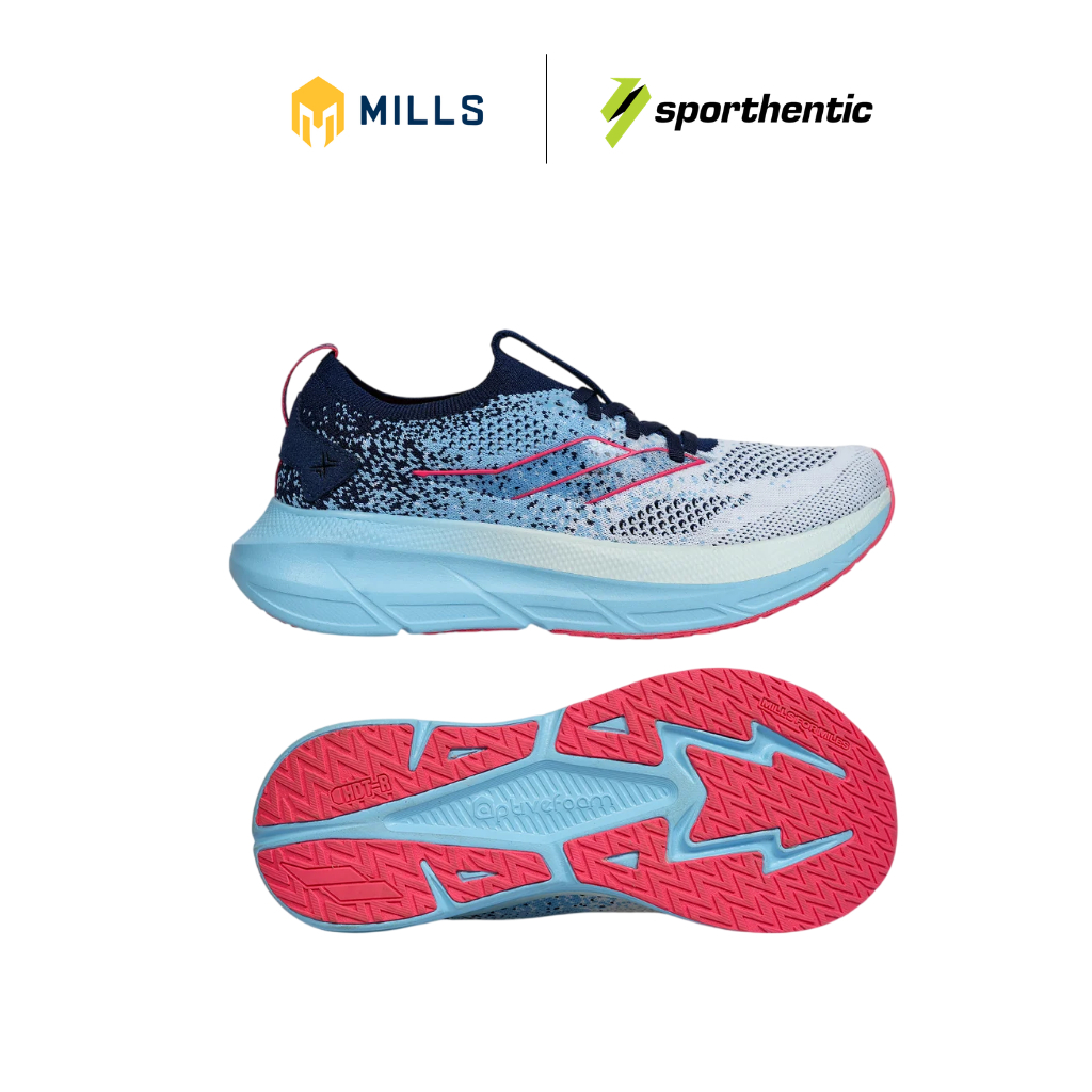 MILLS ENERMAX NANOKNIT M2 Sepatu Lari Running Shoes Pria Daily Easy Trainer Knit Upper Aptive Foam H