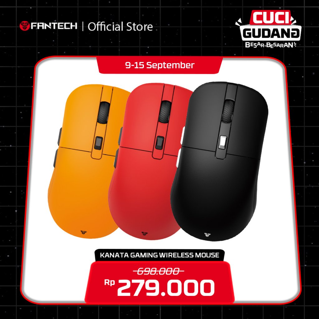 Fantech WG9 Mouse Gaming Wireless