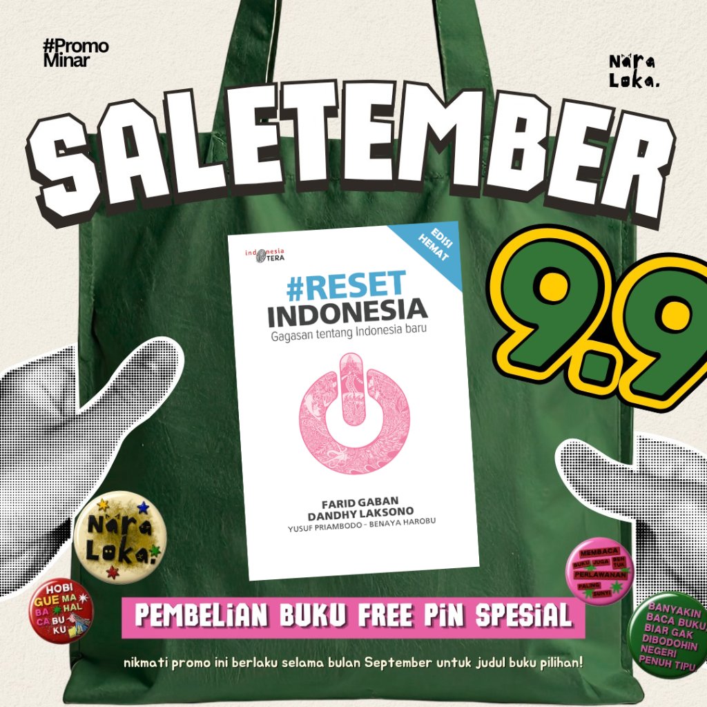 [ SALETEMBER 9.9 ] Buku Reset Indonesia - Farid Gaban, Dandhy Laksono - Ekspedisi Indonesia Baru