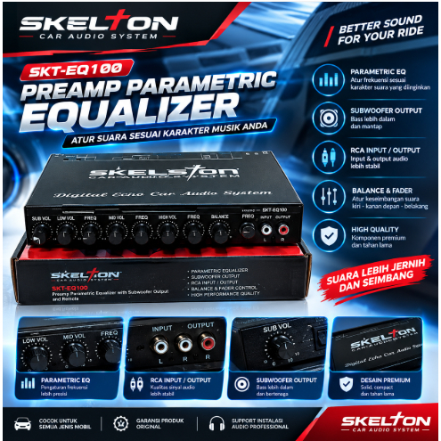 Skeleton EQ 100 Parametrik Equalizer Skeleton Preamp Parametrik