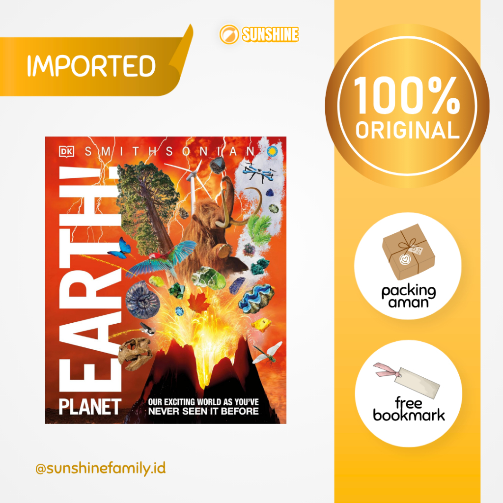 SUNSHINE FAMILY - Imported Book - [DK] Knowledge Encyclopedia Planet Earth: Our Exciting World As Yo