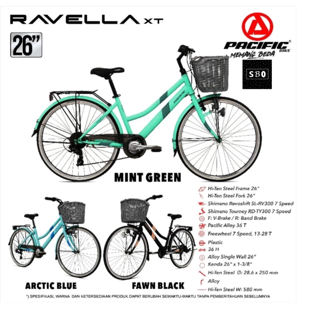 Sepeda CTB 26" Pacific Ravella XT