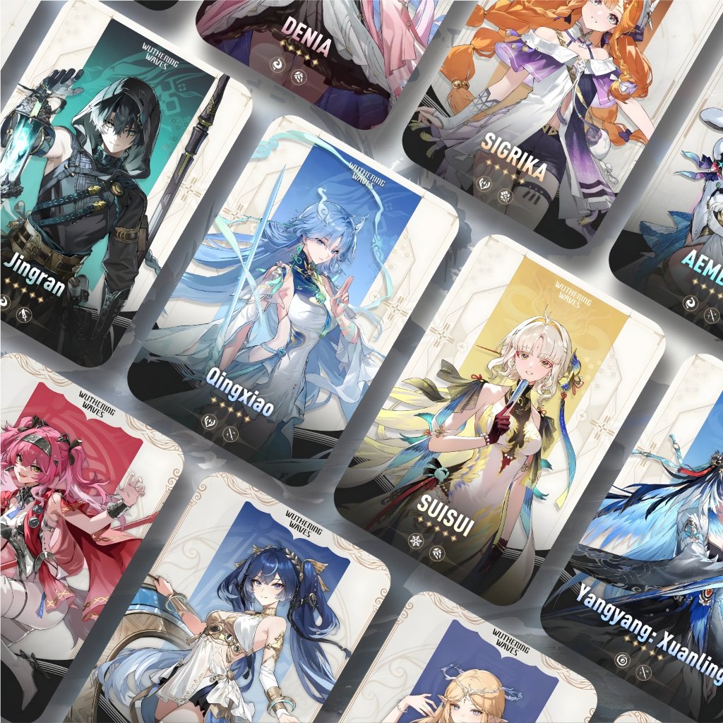 Set Koleksi Photocard Anime Wuthering Waves - WuWa PC