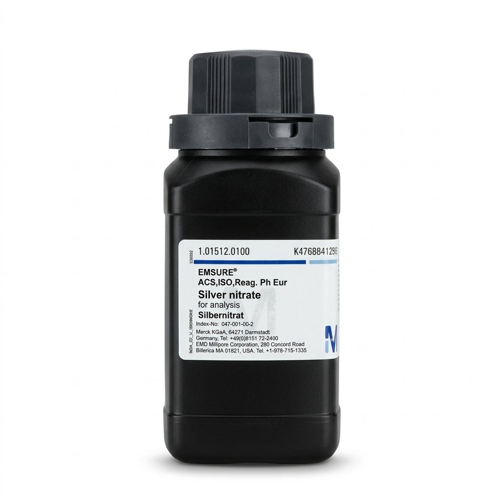 Silver Nitrat AgNO3 100g Merck Pro Analisis 1.01512 / Peraak Nitrat PA