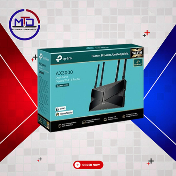 TP-Link Archer AX53 AX3000 Gigabit WiFi6 Wireless Router Tp-link AX 50 TP Link Device Machine - AX53