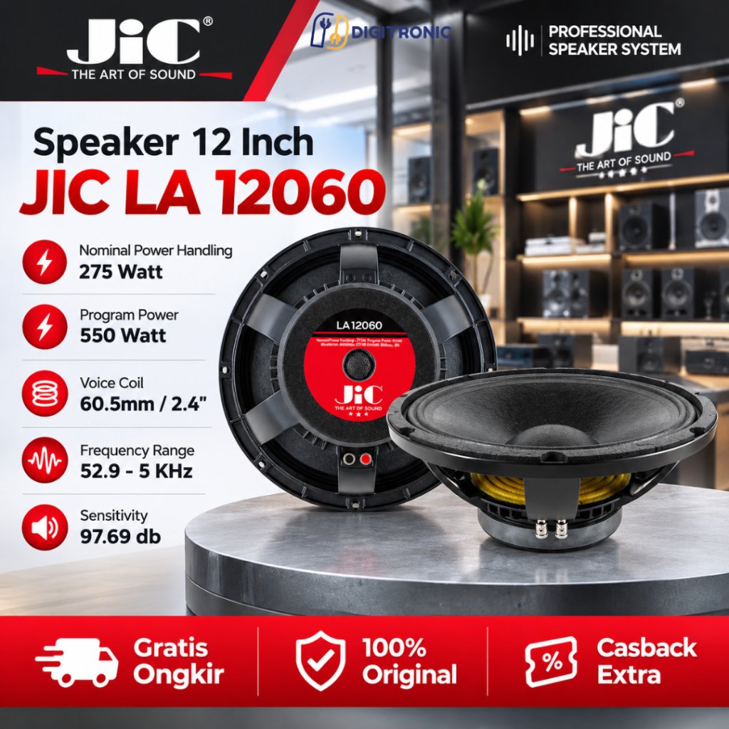 Speaker 12 Inch JIC LA 12060