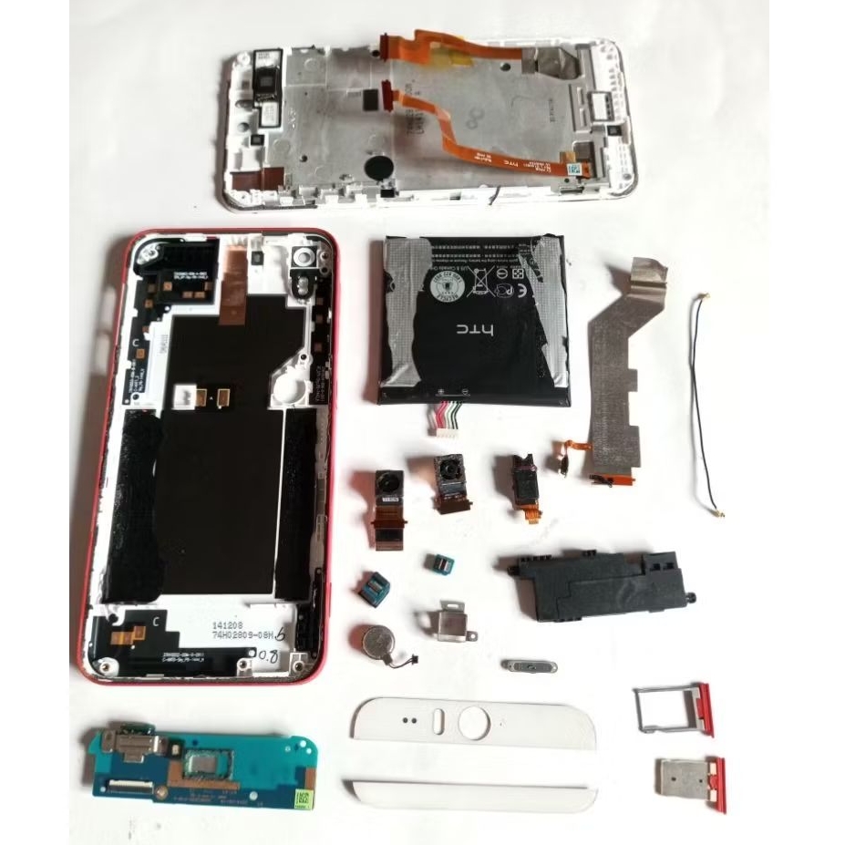 Sparepart copotan HTC Desire OPFH200 M910X flexi ui  kamera depan belakang  kabel siyal  buzer  pcb 