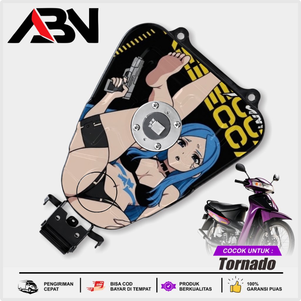 Stiker Tangki Bensin  Motor TORNADO - Stiker PNP anti air,pudar - Stiker Suzuki tornado