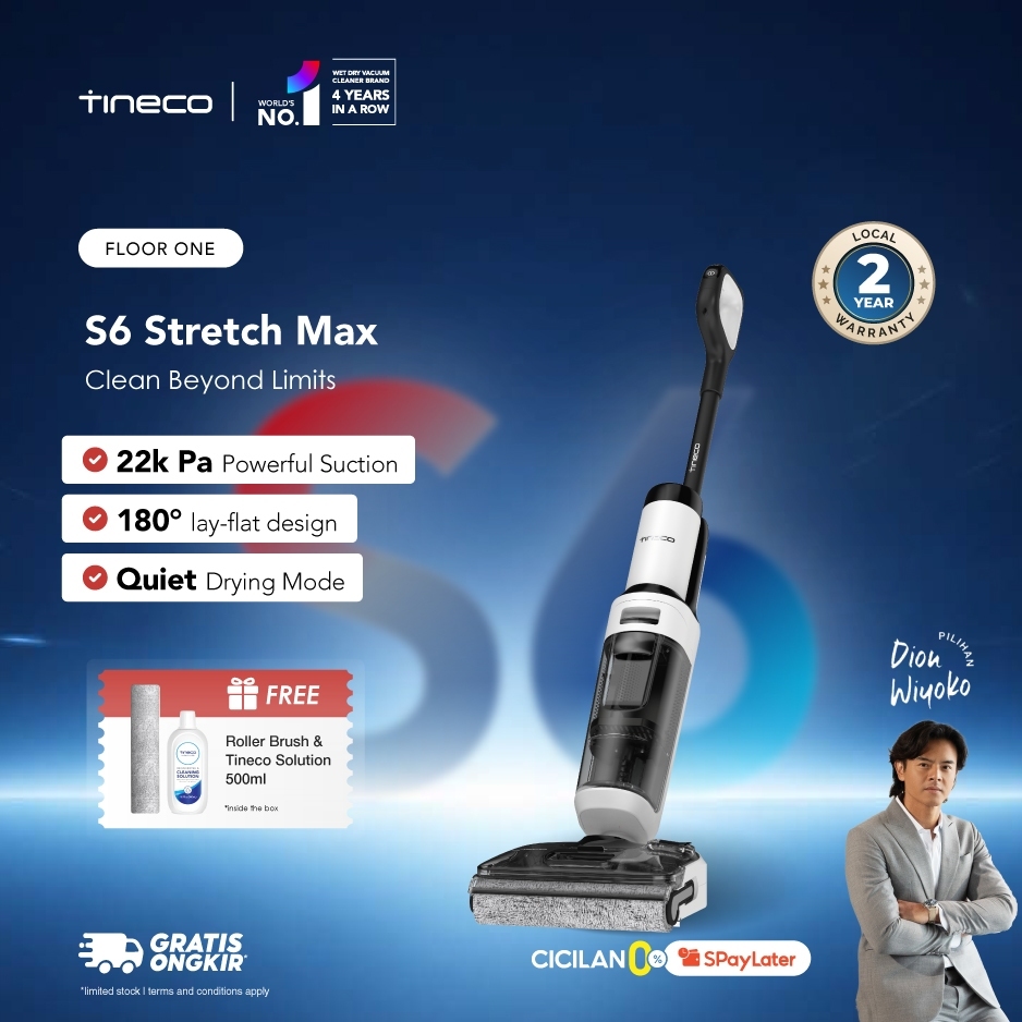 tineco Floor One S6 Stretch Max Wet Dry Vacuum Cleaner