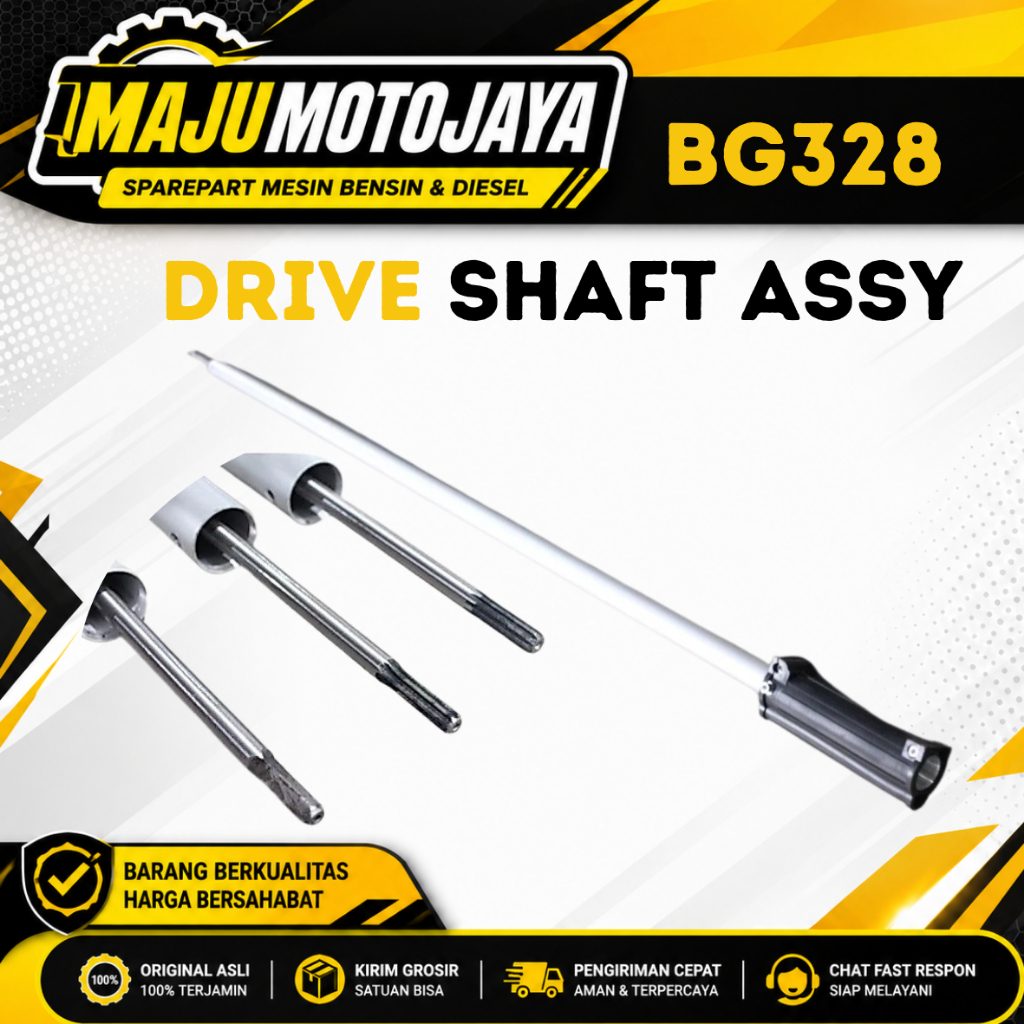 Drive Shaft Assy BG328 / Tiang Pipa & Stik Gagang Mesin Potong Rumput Original Asli