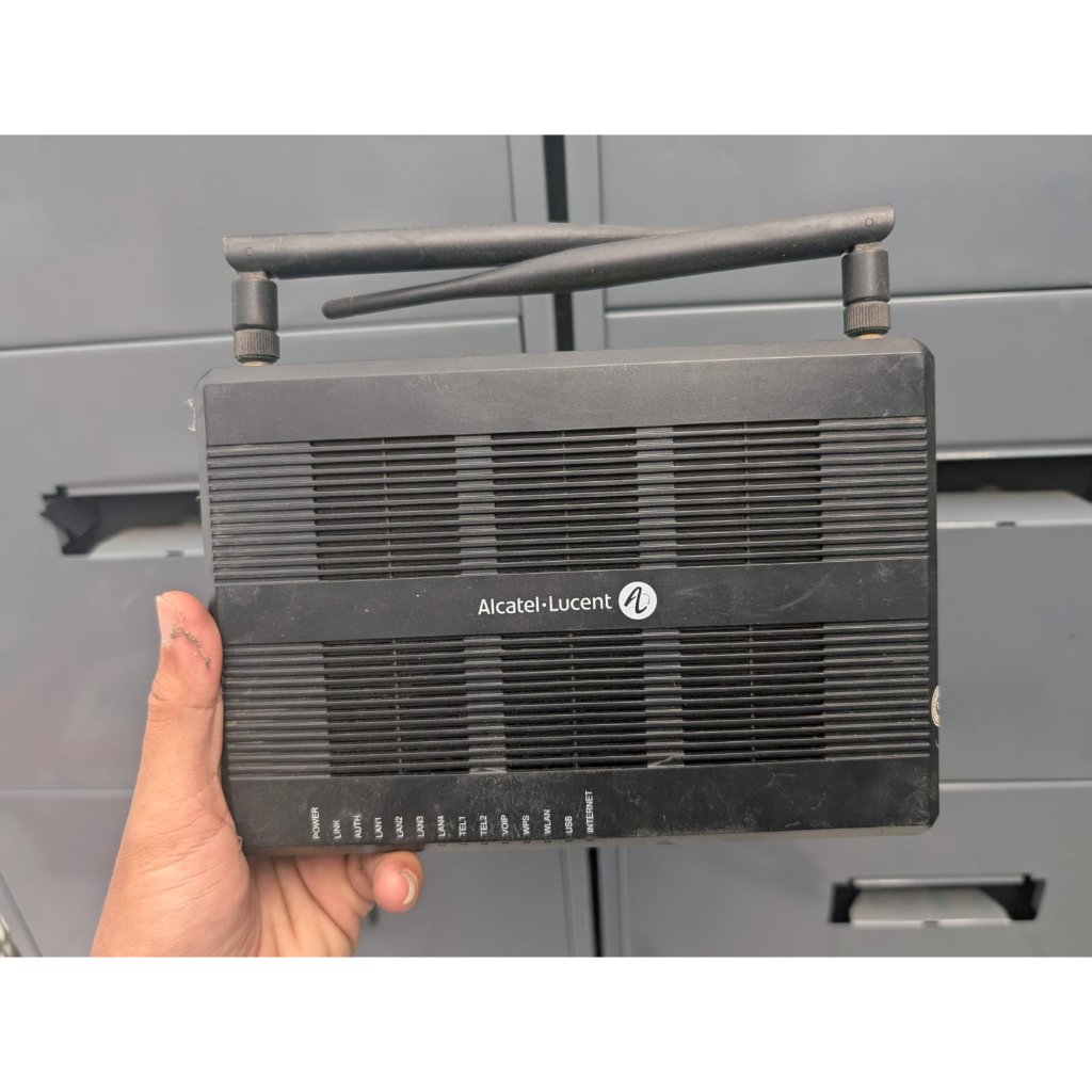 Modem Router GPON ONT Alcatel Lucent G-240W-A Wireless Wi-Fi - Unit Only Normal