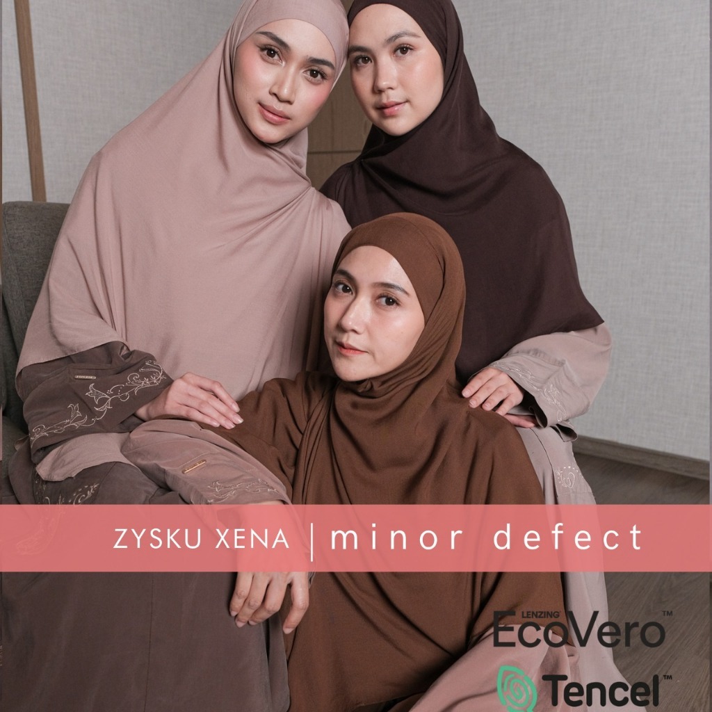 Zysku Xena | Minor Defect | Halwa Khiban - 12 Warna | Khimar Bandana Lyocell Tencel & Ecovero Syari 