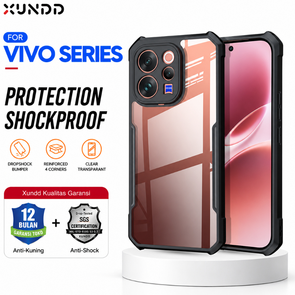 XUNDD Case Untuk Vivo V70 IQOO Neo 10 /  X300 / X300 Pro / V60 Lite 4G 5G / V60 5G / V50e / V50 5G /