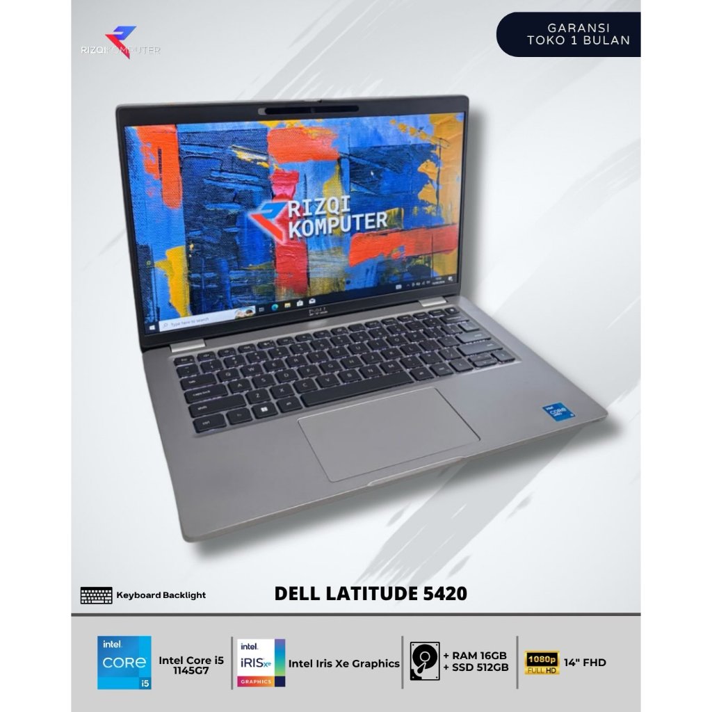 Dell Latitude 5420 Intel Core i5-1145G7 RAM 16GB SSD 512GB bgh