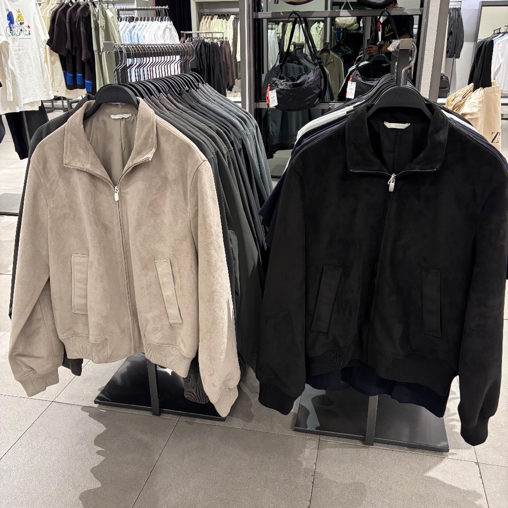 JASTIP. Jacket Suede Zipper Zara (Man)