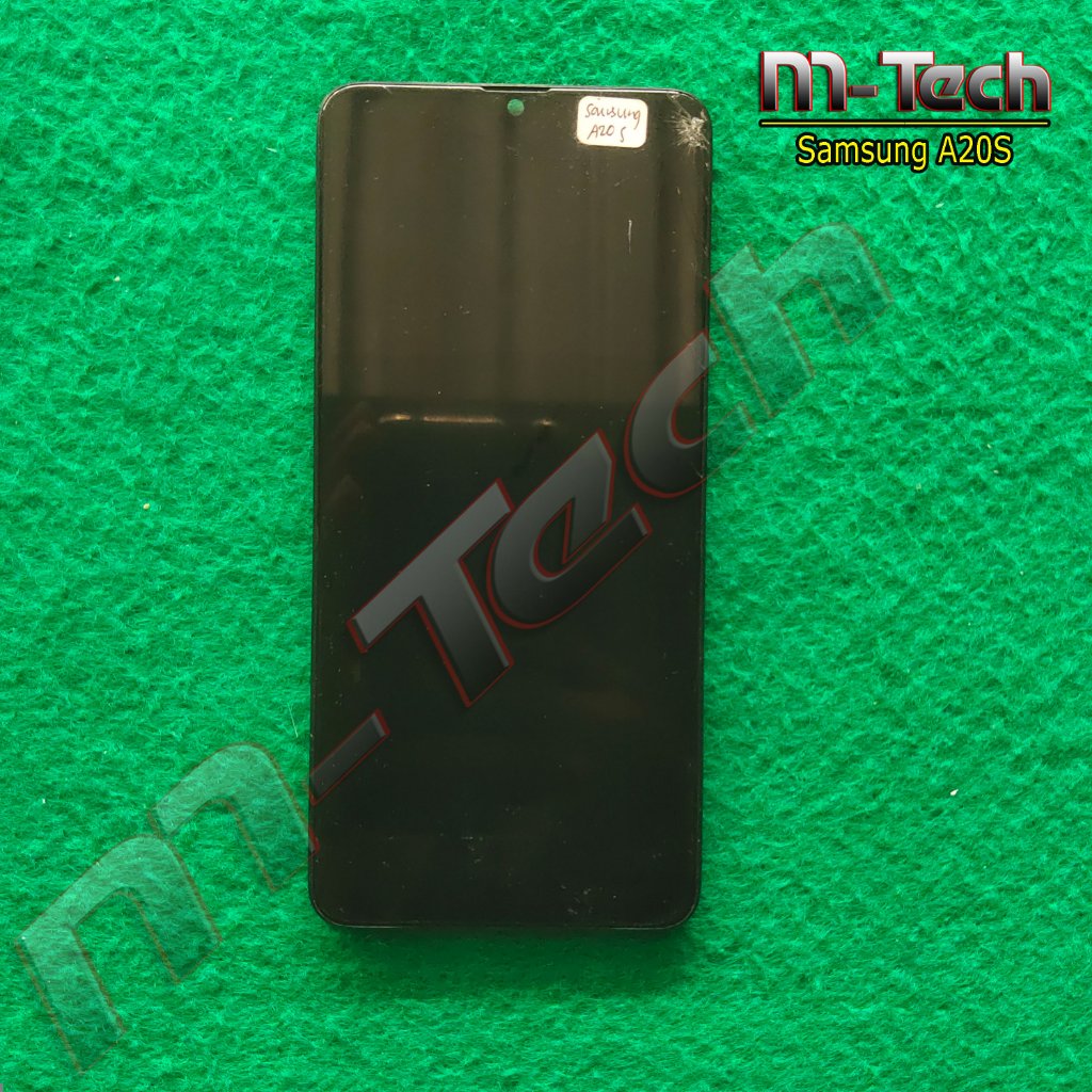 [033] LCD Plus Frame Samsung A20S Minus (Cek Deskripsi)