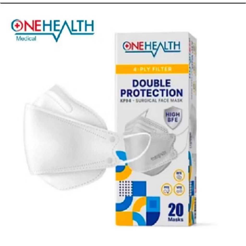 Masker Medis KF94 Onehealth 4 Ply - Efektif Filter Bakteri 99%