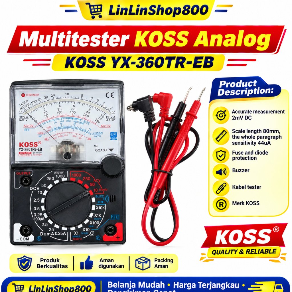 MultiTester / Multi tester Koss / Avometer Analog