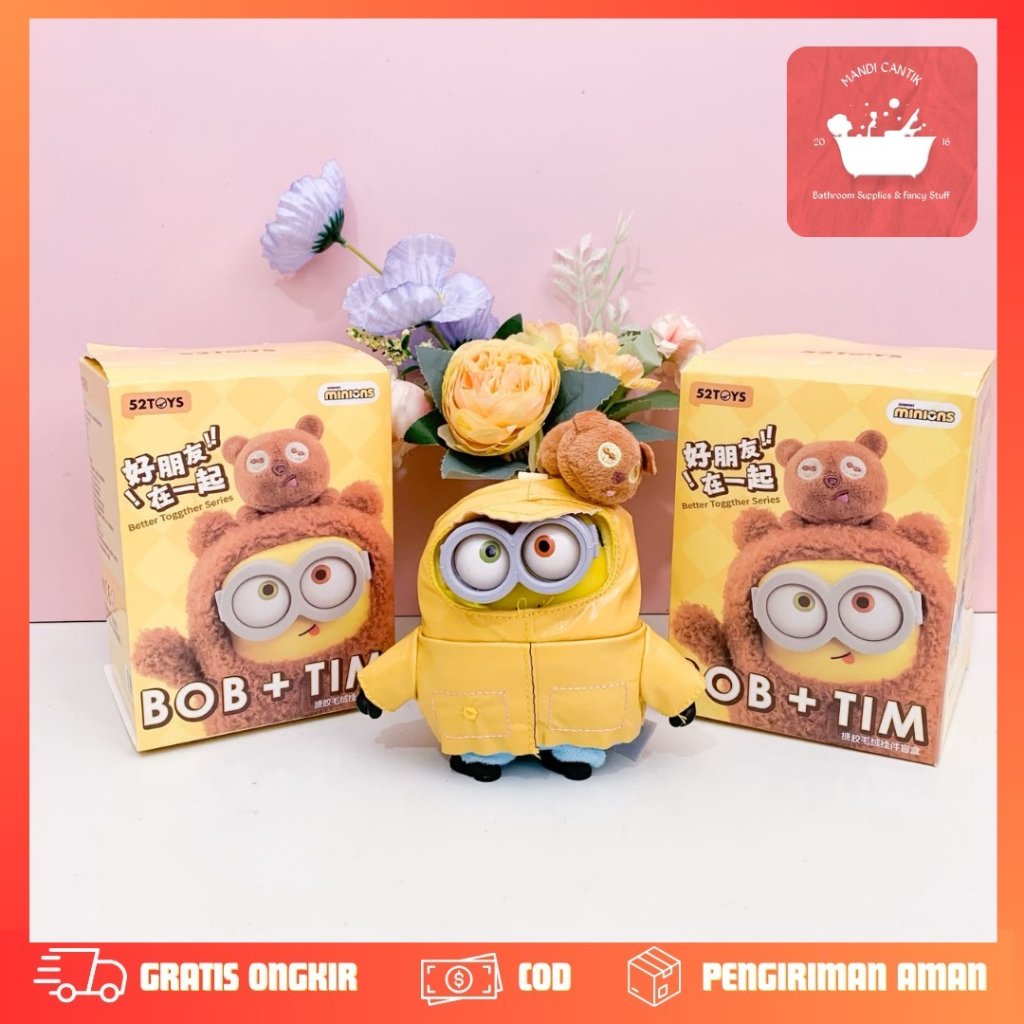 MAINAN MYSTERY BLIND BOX BONEKA BOB AND TIM MINION MEWAH MN-2334 BLINDBOX BAGUS LUCU IMUT