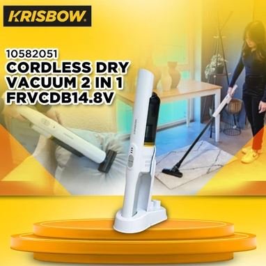 Krisbow Dry Vacuum Cleaner Cordless 2-in-1 FRVCDB14.8V