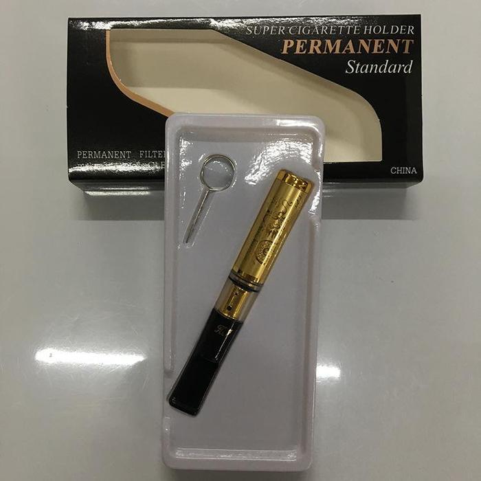 PIPA FILTER ROKOK HJ801 PERMANEN KRETEK MILD SLIM MOTIF NAGA