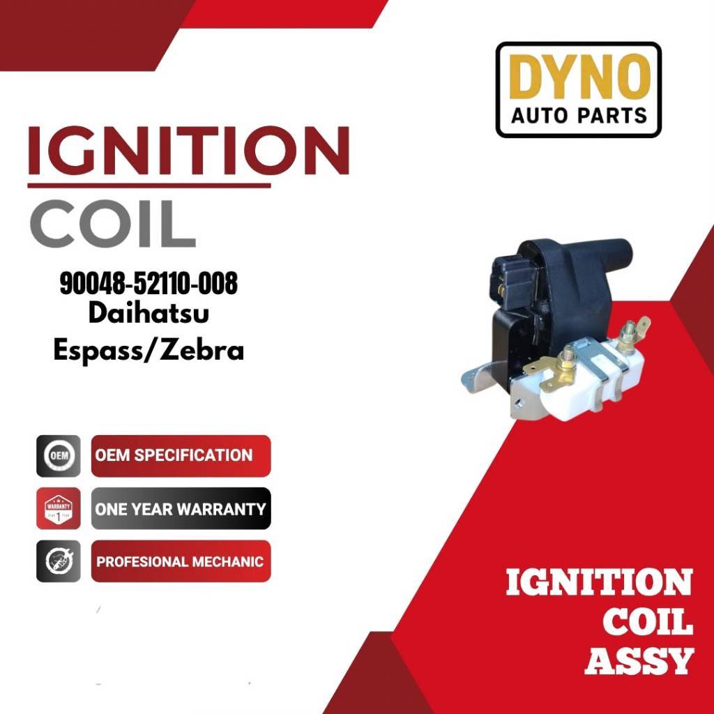 IGNITION COIL 90048-52110-008 DAIHATSU ESPASS/ZEBRA