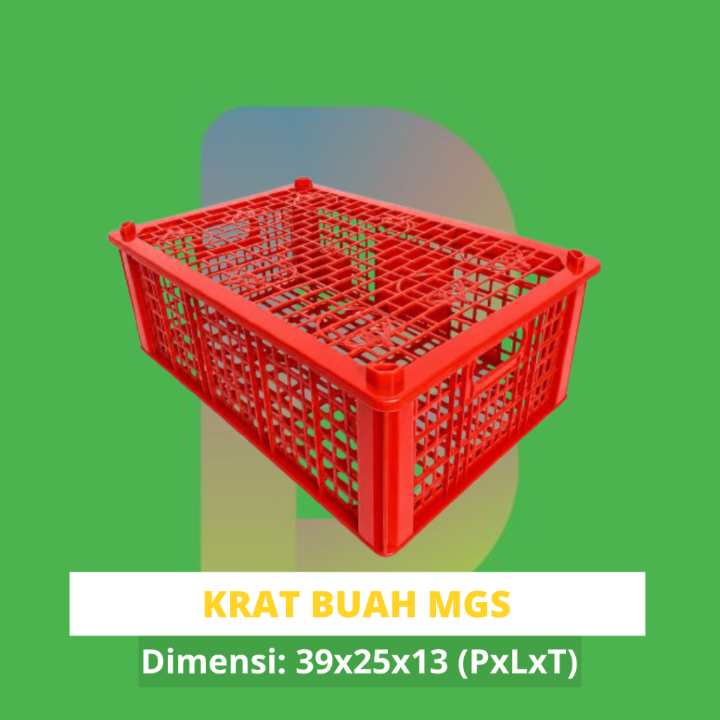 KERANJANG BUAH + TUTUP (KONDISI BARU) - Keranjang Sebaguana / Keranjang Buah / Keranjang Plastik