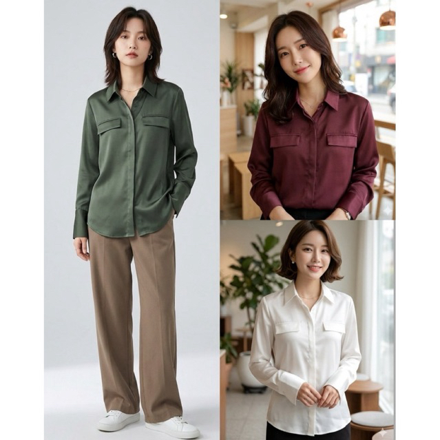 Blouse Silk Korea 76885