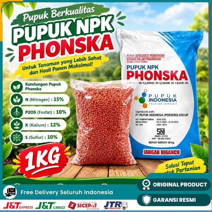 Pupuk Phonska Kemasan 1KG Non Subsidi Menyuburkan Tanaman PROMO MURAH