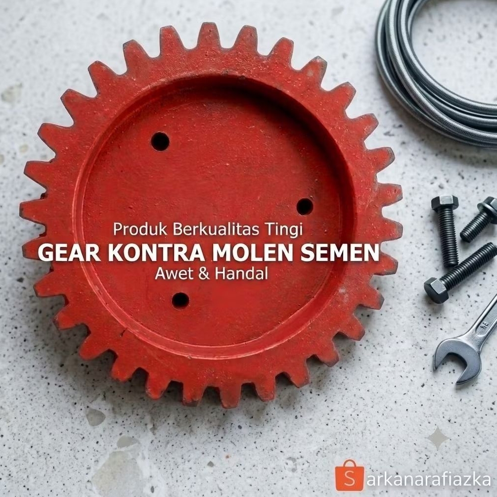 Gear Molen Cor Semen Gigi Kontra Molen Hercules 30T 3 Lubang Baut