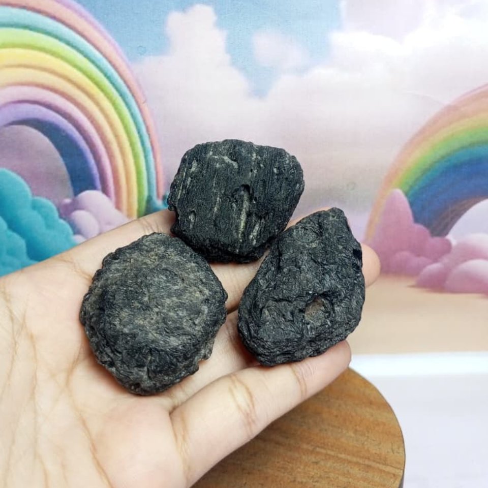 Tektite Tibet Rough / Raw (1) Asli Batu Alam