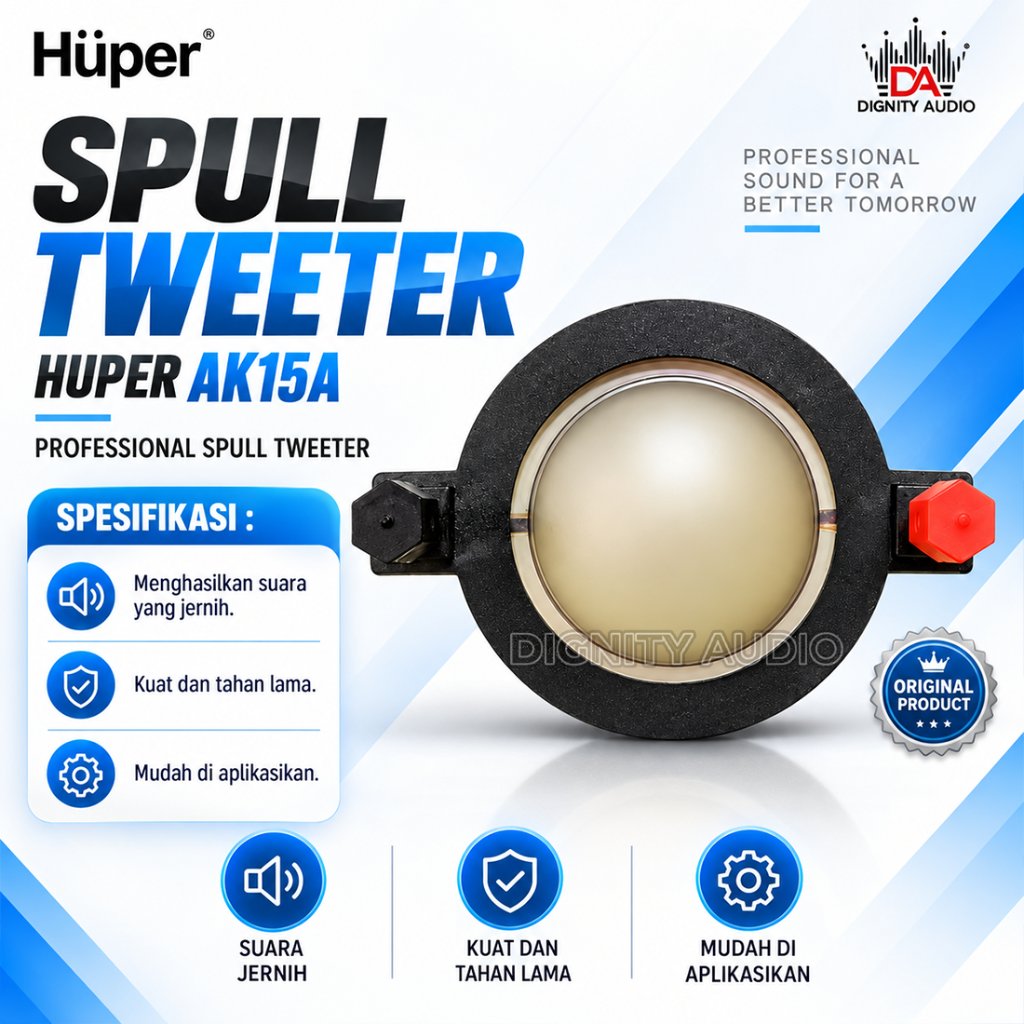 Spull Spul Spool Tweeter Twiter Tweter Speaker HUPER AK15A | AK15 A Original