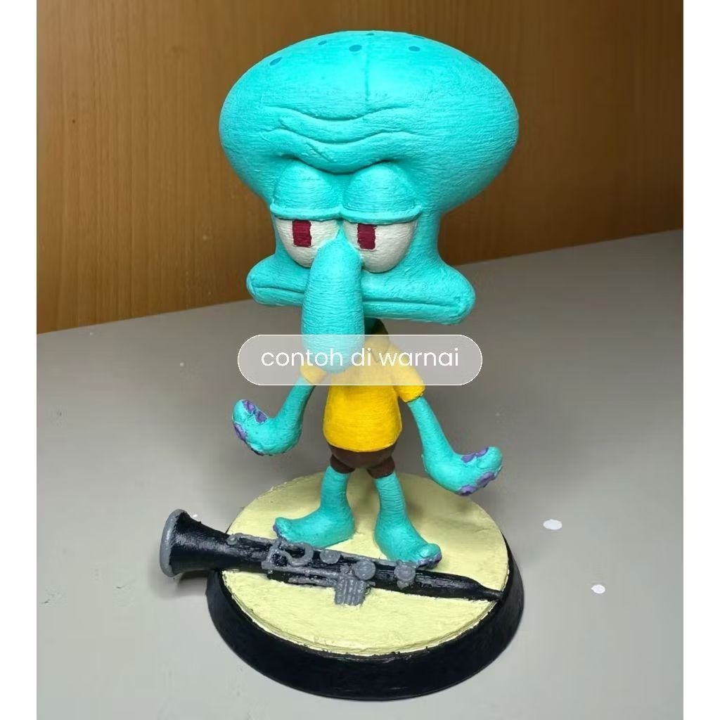 Squidward Figure 3D Print
