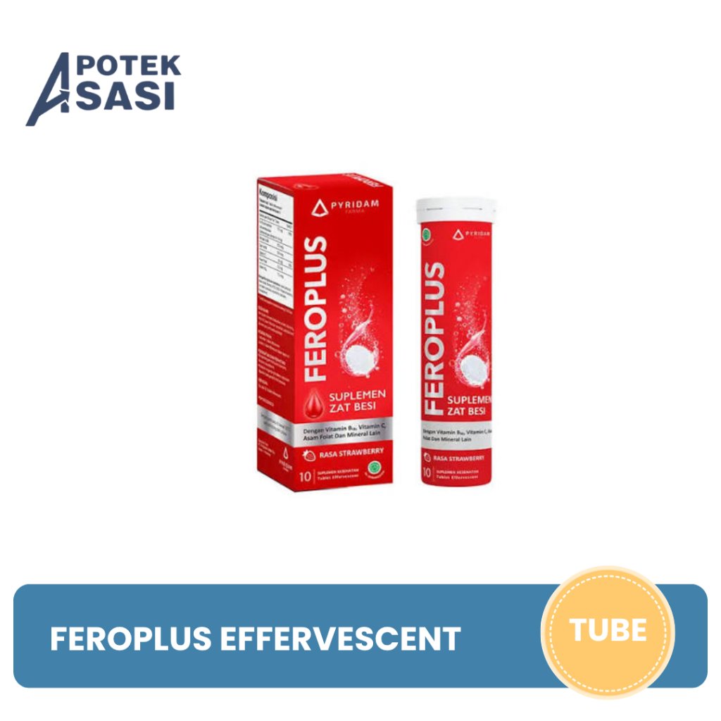 Feroplus Effervenscent Tube - Suplemen Zat Besi