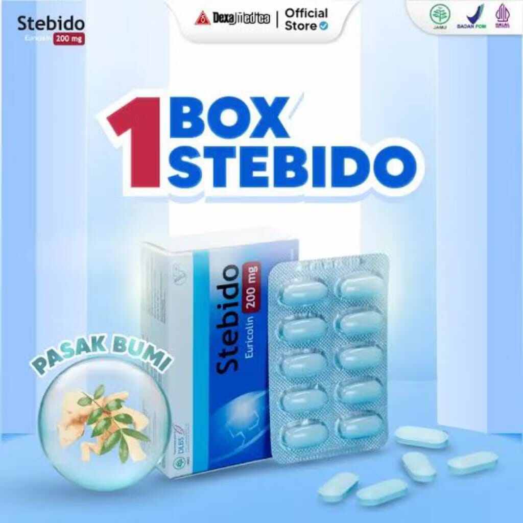 Stebido Asli Original Untuk Pria 30 Kaplet