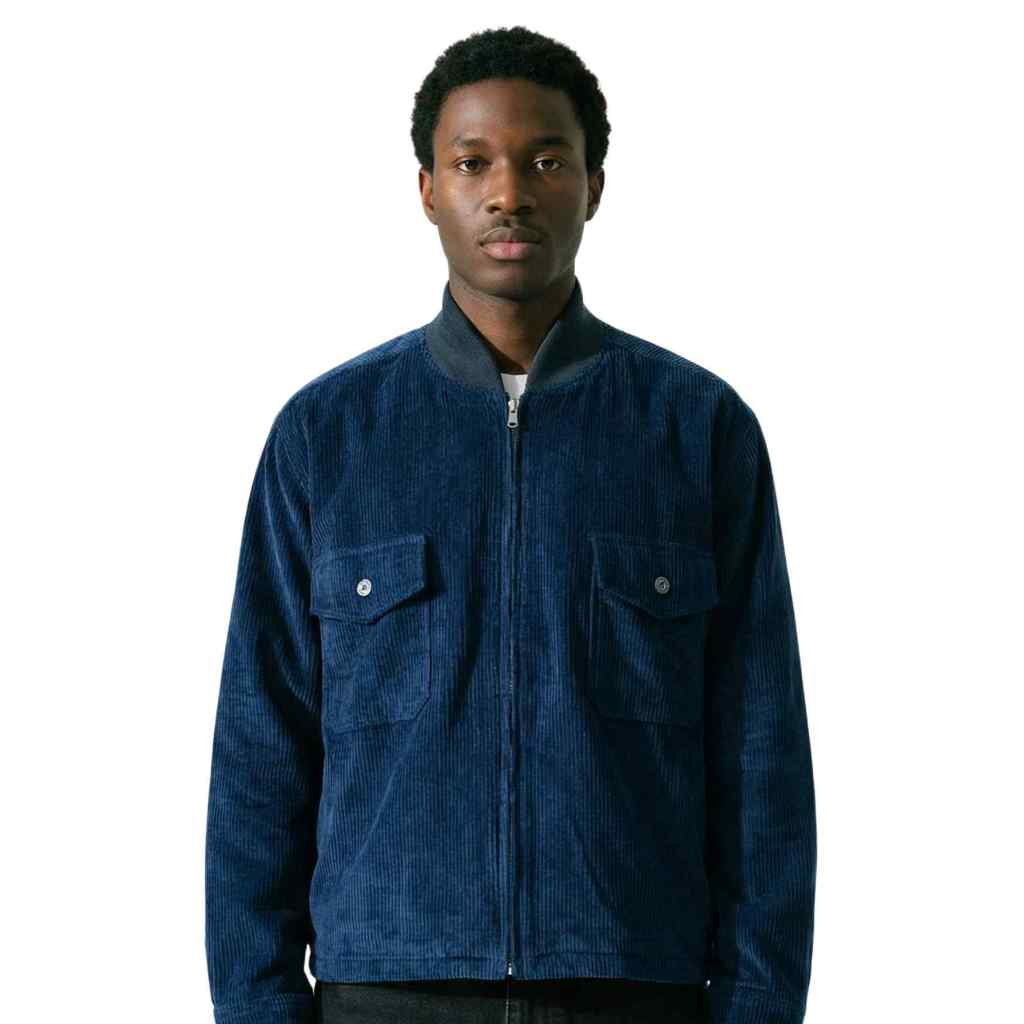 Attara Corduroy Jacket V2 - Navy - New Modern Cropped Fit - Work Jacket Corduroy Jackety