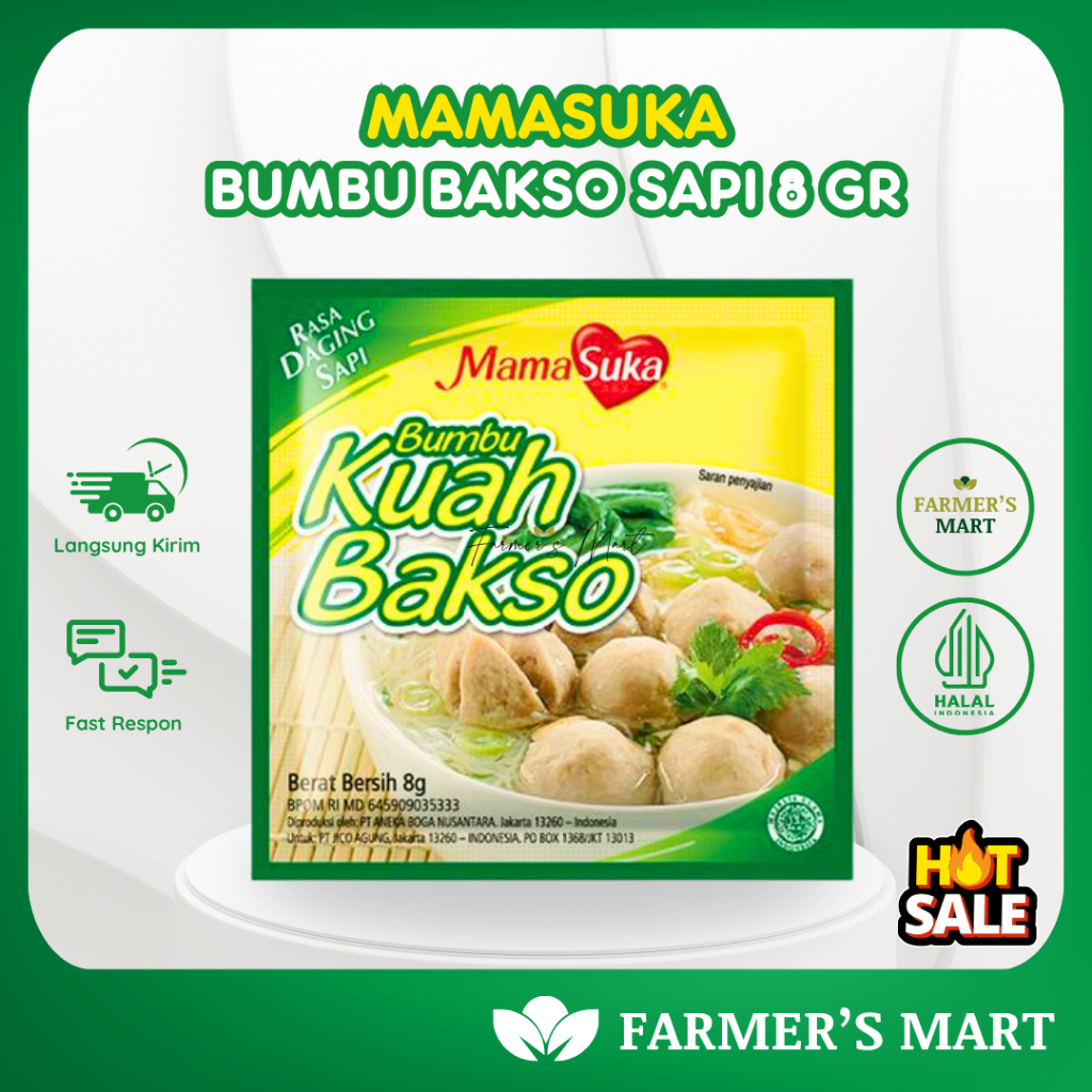Mamasuka Bumbu Bakso Sapi 8 gr Frozen Food Mart Palembang