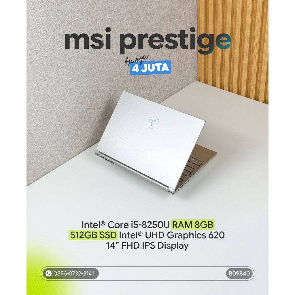 MSI PRESTIGE B9840