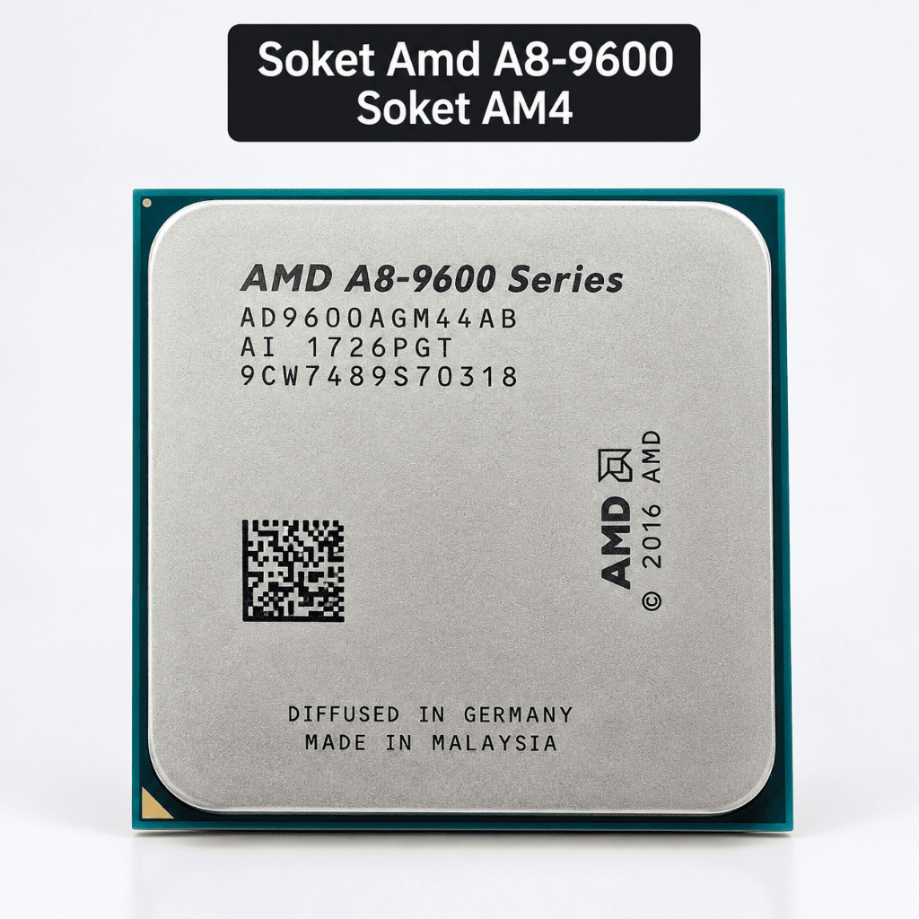 Processor AMD AM4 A8 9600 4 core speed to 3.4Ghz Radeon R7 Socket AM4  ( bisa pakai Tanpa VGA )