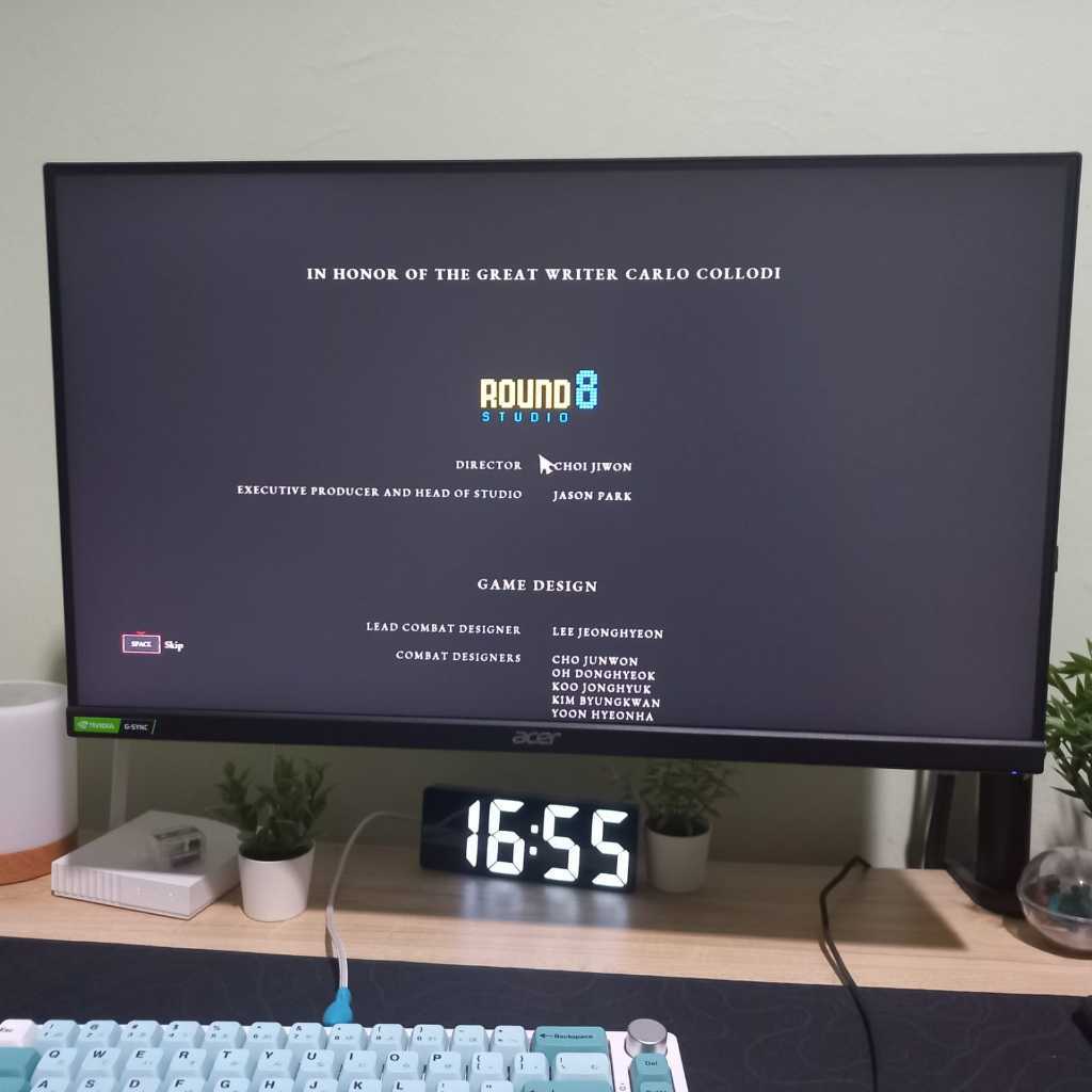 Monitor Acer vg252q 1080p 240Hz Bekas + Bracket oximus