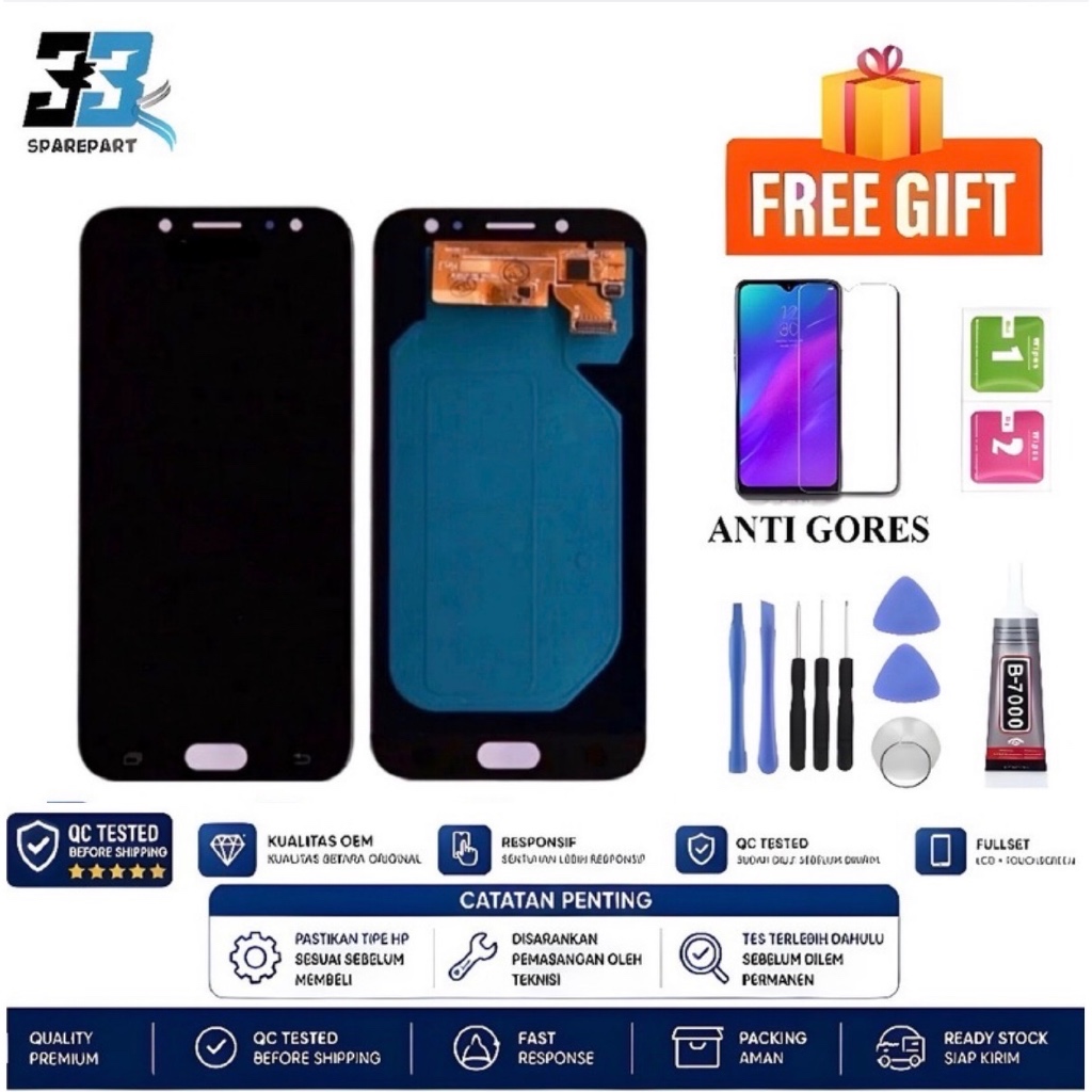 LCD FULLSET SAMSUNG J730 / J7 PRO LCD TOUCHSCREEN