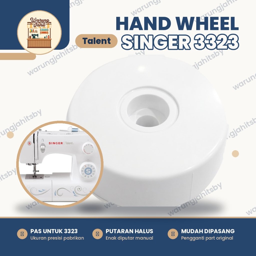 Hand Wheel Mesin Jahit Portable Singer 3323 Talent Roda Putar Sparepart Mesin Jahit Singer