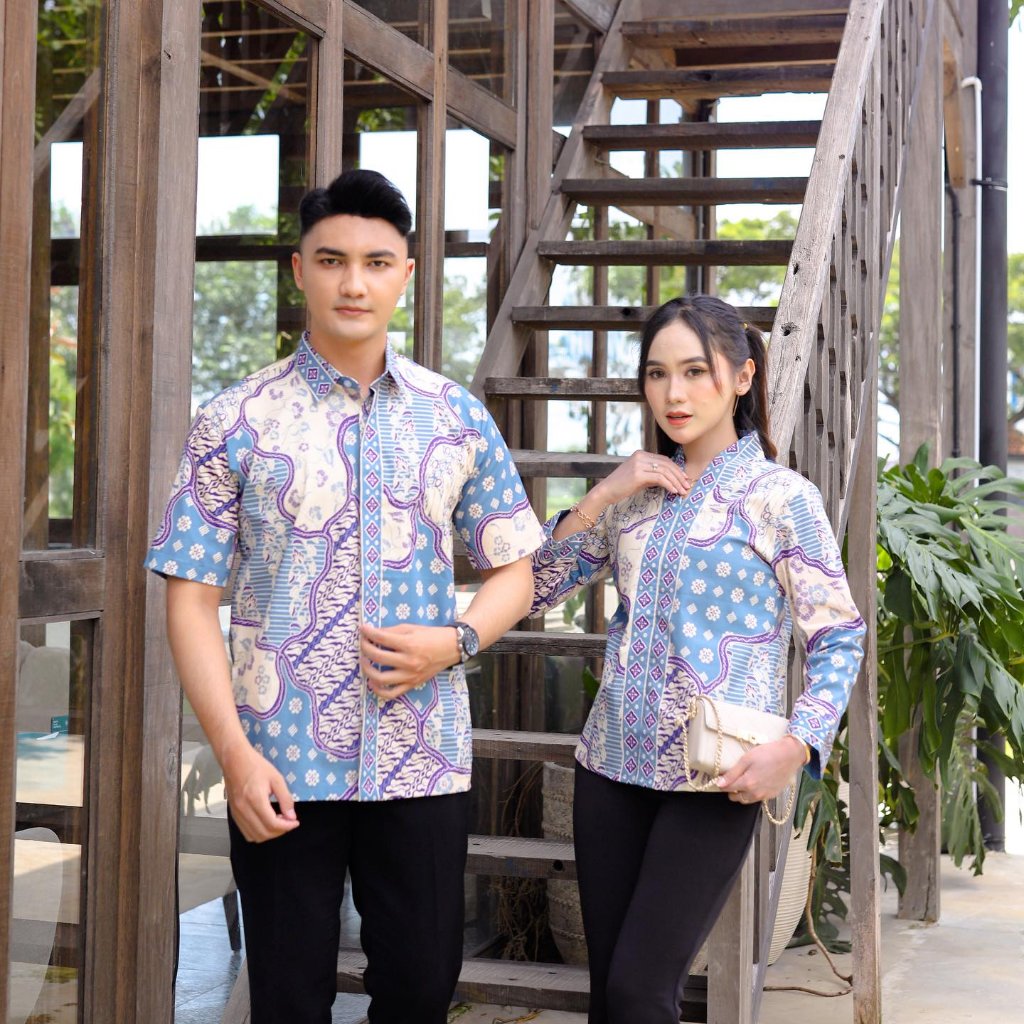 Benang Raja Batik Couple Katun Stretch Sekar Jagat (SARIMBIT BATIK BISA DIBELI TERPISAH)