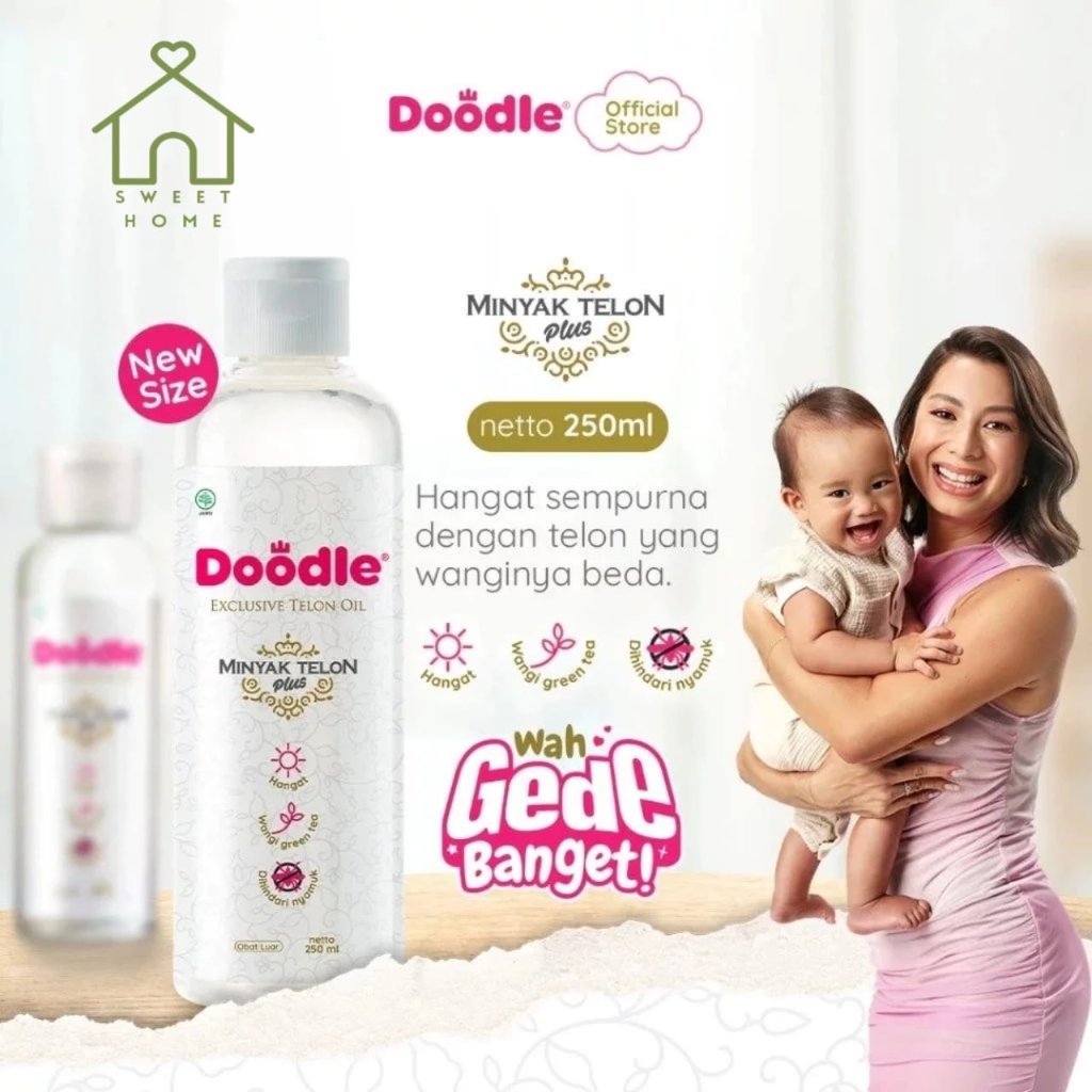 Doodle Exclusive Telon Oil / Minyak Telon Doodle Green Tea