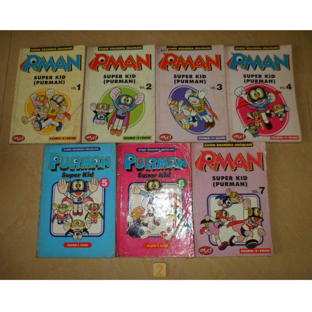 Komik Purman / P-Man 1-7 Tamat