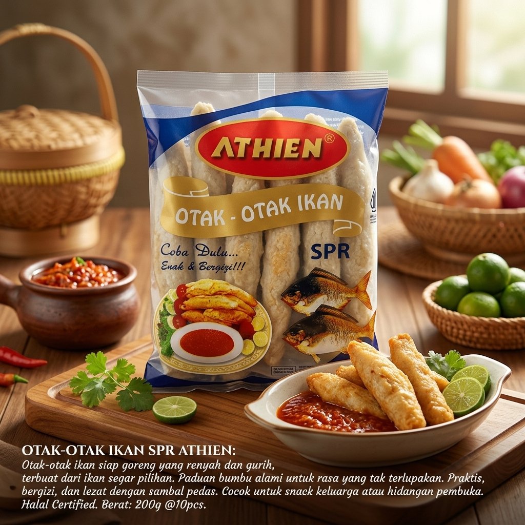 Otak Otak Athien Super Isi 10 Pcs, Halal, Bebas Formalin