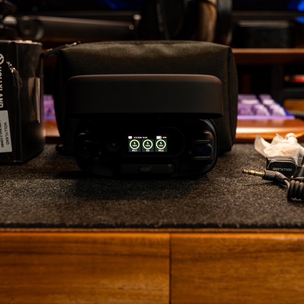 [BEKAS] Hollyland Lark Max 2 Wireless Microphone Bekas Mulus Fullset - Mic Wireless Clip On untuk Ka