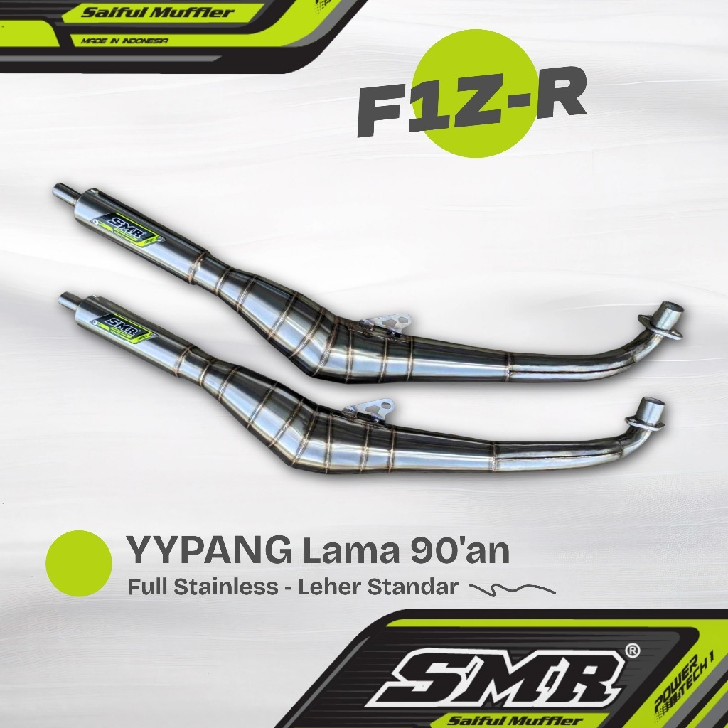 Knalpot Modifikasi F1zr SMR Yypang Lama Full Plat Karat