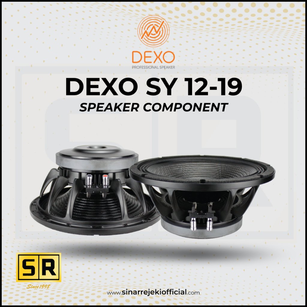Speaker Component DEXO SY 12-19 12 inch / Speker komponen DEXO 12 inci