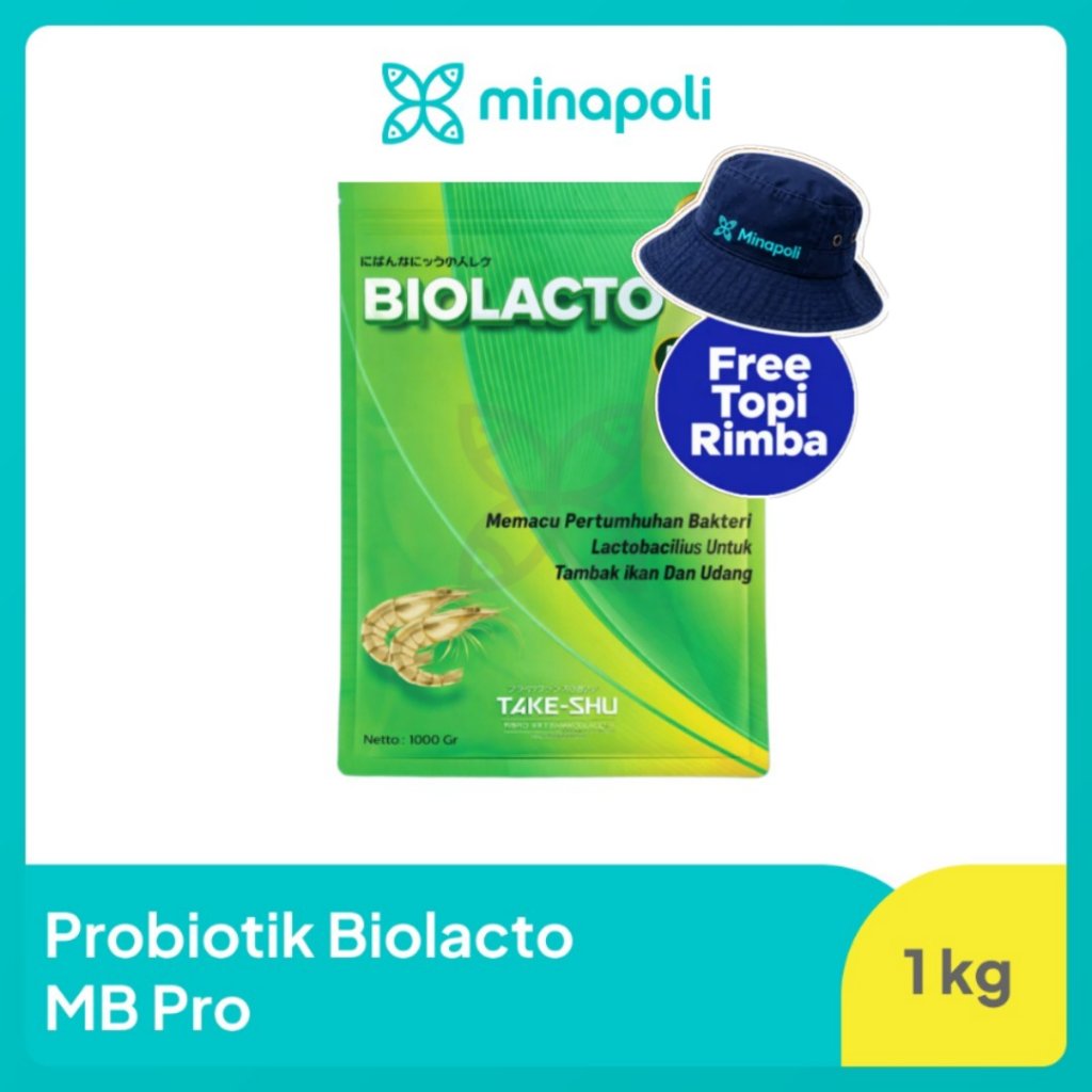 Biolacto MB Pro Takeshu Probiotik Udang dan Ikan Memperbaiki Kualitas Air kemasan 1 kg